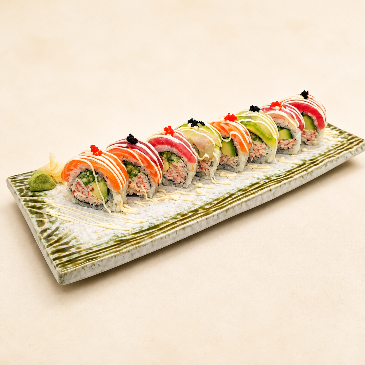 Rainbow Roll — Special Maki at Izushi Izakaya
